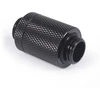 Alphacool ES D-Plug, 25,5mm, G1/4 AG auf G1/4 AG – Deep Juodas