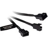 Alphacool Y-Splitter 4-pin to 3x 4-pin PWM 15cm – juodas