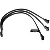 Alphacool Y-Splitter 4-pin to 3x 4-pin PWM 30cm – juodas