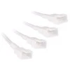 „Alphacool“ Y skirstytuvas, 4 kontaktų į 4 x 4 kontaktų PWM, 15 cm, baltas