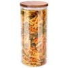 Alpina - Glass Jar/Storage Container with Lid 1250 ml 9.5 x 21 cm