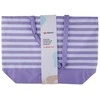 Alpina - Striped Beach Bag 49.3x16x34 cm (Violetinė / Baltas)