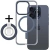 Amazing Thing Titan Pro Mag Ring Grip dėklas telefonui 10FT IP156.1PTRBU Apple iPhone 15 Pro mėlynos spalvos