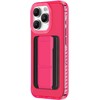 Amazing Thing Titan Pro Neon Mag Wallet Dėklas 10FT IP156.1PTWPN skirtas Apple iPhone 15 Pro pink with stand