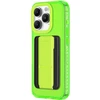 Amazing Thing Titan Pro Neon Mag Wallet Dėklas 10FT IP156.1PTWGN skirtas Apple iPhone 15 Pro žalias with stand