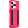 Amazing Thing Titan Pro Neon Mag piniginė Dėklas 10FT IP156.1PTWPN skirtas Apple iPhone 15 Pro rožinis su stovu