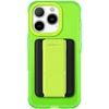 Amazing Thing Titan Pro Neon Mag Wallet Dėklas 10FT IP156.1PTWGN skirtas Apple iPhone 15 Pro žalias with stand
