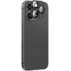 AmazingThing Aviation-Grade Alloy Apsauginis stiklas Lens skirtas Apple iPhone 16 Pro / 16 Pro Max Camera Lens – Juodas