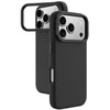 AmazingThing Glamour Apple iPhone 17 Pro dėklas with Stand – juodos spalvos