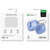 „AmazingThing“ minimalaus dizaino dėklas, skirtas „AirPods 4“ ausinėms – ultramarino spalvos