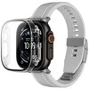 AmazingThing Radix Glass Screen Protector with dėklas skirtas Apple Watch UItra 3 49mm – Clear