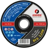 ANDRE METALO PJOVIMO DISKAS 125 x 1,0mm METAL/INOX PRO LINE 95A60RBF