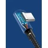 Kampinis kabelis iš USB į USB-C UGREEN US176, 3A, 0.5 m (juodas)