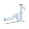 Ani_Plast Plautuvės sifonas 11/2×40 su atšaka. ø50