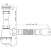 Ani_Plast Sifonas Ani Plast A0115, 40 mm