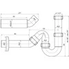 Ani_Plast Sifonas Aniplast DY0136EU, 1 1/2 x 40, be ventilio