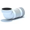 Ani_Plast Unitazo mova Ani Plast K719R, 90°, Ø 115/141 mm