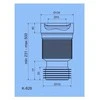 Ani_Plast Unitazo mova Ani Plast K828, Ø 110/134 mm
