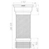 Ani_Plast Unitazo mova Ani Plast K928, Ø 110/141 mm