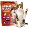 Katės Maistas - ANIMAL ISLAND Mono Antiena Be Grūdų Drėgnas Maistas Suaugusioms Katėms 100g Antiena
