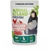ANIMAL ISLAND vištiena/przepiórka/jagnięcina saszetki katei 4x85g