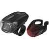 Ansmann 1600-0254 dviračio žibintai, priekinis ir galinis komplektas, LED