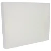 Aplankas dokumentams College A4/3cm, 0.7mm, su gumelėmis, plastikinis, baltos spalvos