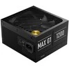 APNX MAX G1 1,200W 80 PLUS Gold Power Supply, ATX 3.1, PCIe 5.1, Fully Modular, Compact – 1,200 Watts, Juodas