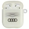Audi IML Geometric Pattern AirPods 1/2,dėklas baltos spalvos AU-IMLAP-A6/D3-WE