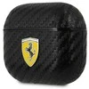 Ferrari FESA3CABK AirPods 3 dėklas, juodos spalvos, On Track PU Carbon