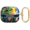 Guess GUA3HHFLB AirPods 3 dėklas mėlynos spalvos Flower Strap Collection
