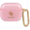 Guess GUA3UCG4GP „AirPods 3“ dėklas, rožinė, „Glitter Collection“