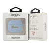 Guess GUA3LSCHSB AirPods 3 dėklas mėlynos spalvos silikoninis Charm Heart Collection