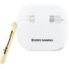 Hello Kitty HKA33DKHSH AirPods 3 Dėklas baltos spalvos Silicone 3D Kitty Head