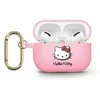 Apple AirPods 3 Hello Kitty Silicone 3D Kitty Head (HKA33DKHSP) ausinių dėklas rožinės spalvos