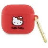 Hello Kitty HKA33DKHSF AirPods 3 Dėklas Fuchsia Silicone 3D Kitty Head