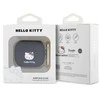 Hello Kitty HKA33DKHSK AirPods 3 Dėklas juodos spalvos Silicone 3D Kitty Head