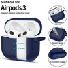 Apple AirPods 3 Tech-Protect silikoninis dėklas ausinėms mėlynos spalvos