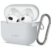 Apple AirPods 3 Tech-Protect silikoninis Crayon dėklas ausinėms pilkos spalvos