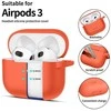 Apple AirPods 3 Tech-Protect silikoninis Neon dėklas ausinėms oranžinės spalvos