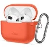 Apple AirPods 3 Tech-Protect silikoninis Neon dėklas ausinėms oranžinės spalvos