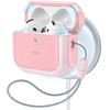 Apple AirPods 4 ESR Orbit Halolock MagSafe dėklas jūsų ausinėms rožinės spalvos