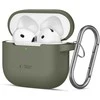 Apple AirPods 4 Tech-Protect silikoninis Hook dėklas jūsų ausinėms alyvų spalvos
