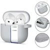 Apple AirPods 4 Tech-Protect silikoninis Hook dėklas jūsų ausinėms pilkos spalvos