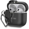 Apple AirPods 4 Tech-Protect Slim Hook dėklas jūsų ausinėms juodos spalvos