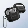 Apple AirPods 4 Tech-Protect Slim Hook dėklas jūsų ausinėms juodos spalvos