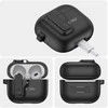 Apple AirPods 4 Tech-Protect Slim Hook dėklas jūsų ausinėms juodos spalvos