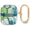 Guess GUA2HHFLN AirPods dėklas žalios spalvos Flower Strap Collection