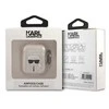 Karl Lagerfeld KLA2UKHGD AirPods dėklas aukso spalvos Glitter Karl`s Head