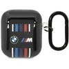 BMW BMA222SWTK AirPods 1/2 dėklas juodos spalvos Multiple Colored Lines